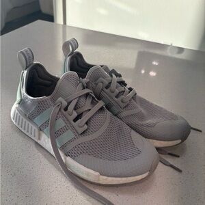 Adidas NMD_R1 Grey Blush Green Shoes